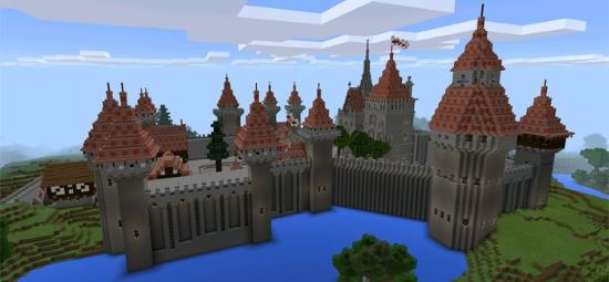Замок Шато Карта для Minecraft PE 0.11.1/0.11.0/0.10.5