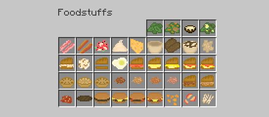 Мод Bird’s Foods для Minecraft 1.8