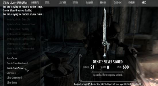 Real Silver Swords - Standalone and Replacer - оружие для Skyrim