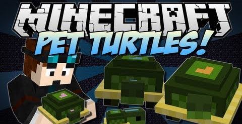 Мод Pet Turtles для Minecraft 1.7.10