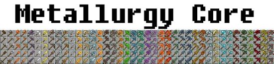 Мод Metallurgy Core - 40 видов руды для Minecraft 1.7.10