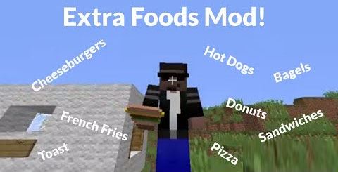 Мод Extra Food - Новая еда для Майнкрафт 1.8