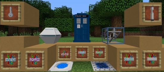 Мод TARDIS - Скачок во времени для Minecraft 1.7.10