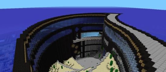 Подводный Город Карта для Minecraft Pocket Edition 0.11.2/0.11.1/0.11.0