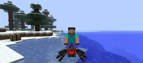 Мод Rideable Spiders для Minecraft 1.7.10/1.7.2/1.6.4