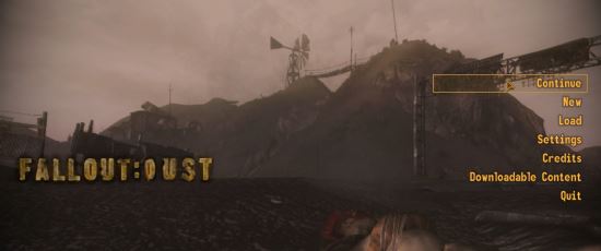 Main Menu & Loading Screens - Melancholy DUST v 1.0 для Fallout: New Vegas