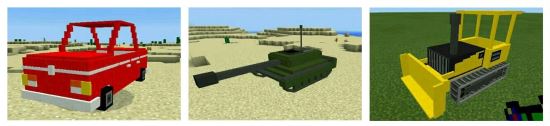 MECH - Мод на 3D танки, самолеты и машины Minecraft PE 0.11.1/0.11.0