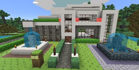 Modern House Карта на выживание для Minecraft PE 0.11.2/0.11.1/0.11.0