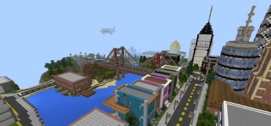 Карта Вершина города для Minecraft PE 0.12.1/0.11.1