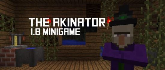 Карта The Akinator для Minecraft 1.8.8/1.8.7/1.8