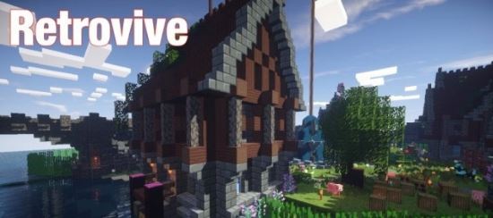 Retrovive текстур пак для Minecraft 1.8.8/1.8/1.7.10/1.7.2