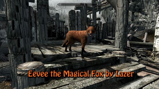 Eevee the Magical Fox / Волшебная лисичка Иви v 3.11 для Skyrim