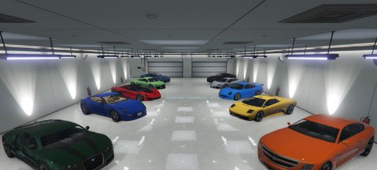 Single Player Garage — гараж из GTA Online в одиночном режиме для GTA 5