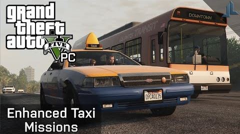 Enhanced Taxi Missions для GTA 5