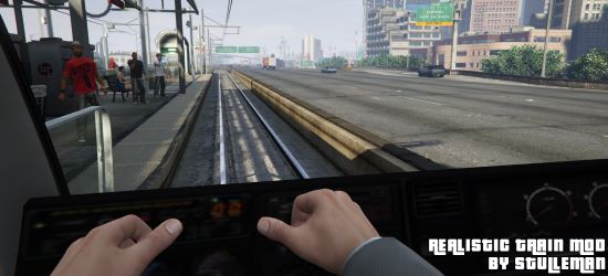 Realistic Train Mod для GTA 5