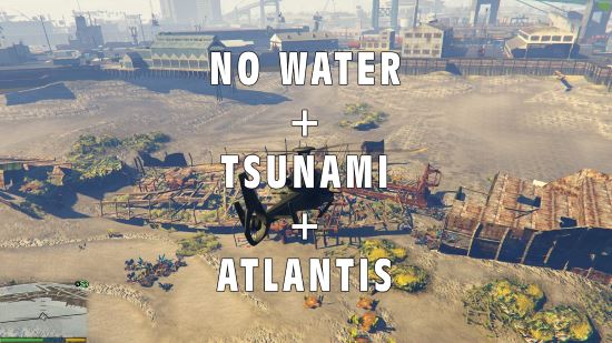 Tsunami / No Water для GTA 5