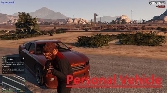 Personal Vehicle для GTA 5