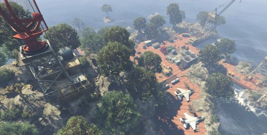 Raven Rock (Military Island) — остров с военной базой для GTA 5