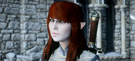 Long hair with pulled bangs для Dragon Age: Inquisition