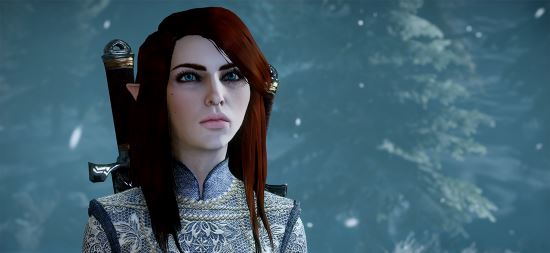 Long hair with side bangs для Dragon Age: Inquisition