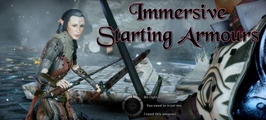 Immersive Starting Armors для Dragon Age: Inquisition