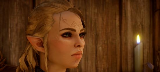 Pulled back twisted curls для Dragon Age: Inquisition
