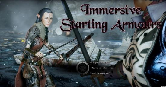 Immersive Starting Armors для Dragon Age: Inquisition