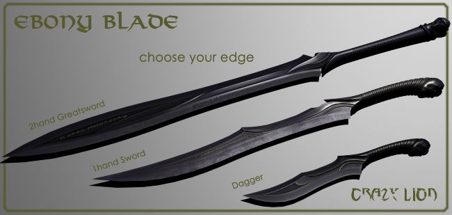 Ebony Blade v 2.1 для TES V: Skyrim