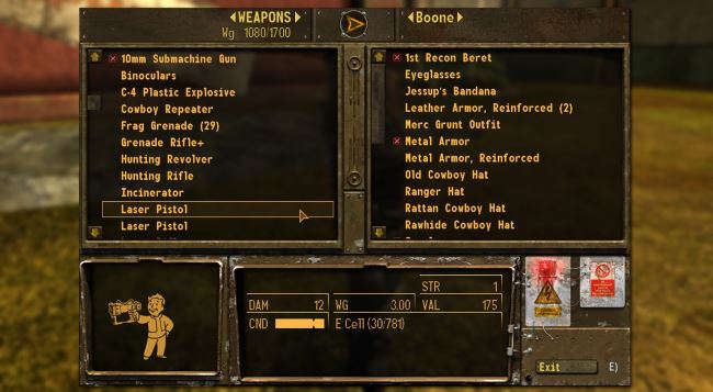 Interface Mod Revelation для Fallout: New Vegas