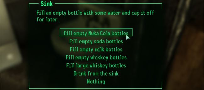 Solars Bottled Water / Набираем воду в бутылки v 2.0 для Fallout 3