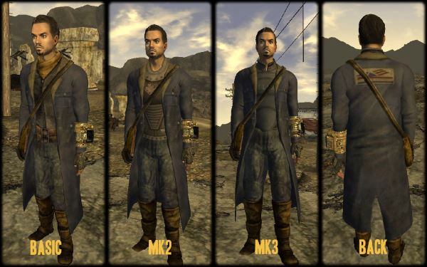 Mojave Express Courier Uniforms v 1.1 для Fallout: New Vegas