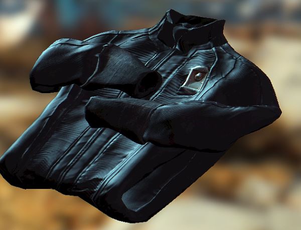 Чёрный комбинезон убежища / Black Vaultsuit v 0.3 для Fallout 4