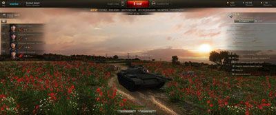 Ангар "Маковое поле" для World of Tanks 0.9.12