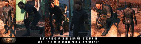 Ретекстур костюма Братства Стали для Fallout 4