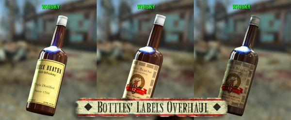 Bottles Labels Overhaul / Переработка бутылочных этикеток v 0.3 для Fallout 4