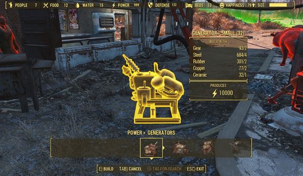 Better Generators / Улучшенные генераторы v 1.0.1 для Fallout 4