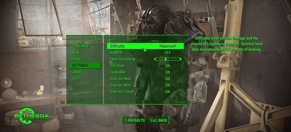 Создайте свой собственный ребаланс сложности "Выживание" v 2.1 для Fallout 4