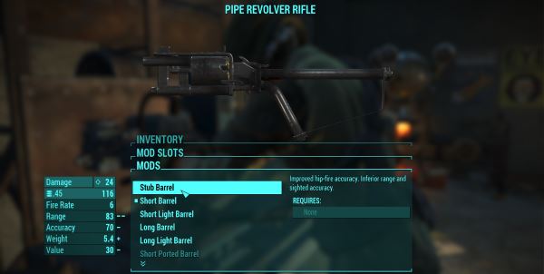 Free Weapon Downgrades / Бесплатное снятие оружейных модов для Fallout 4