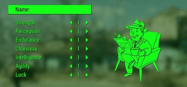 Пользовательские настройки S.P.E.C.I.A.L. для Fallout 4