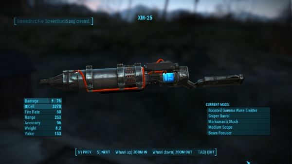 Рескин Лазерного оружия от GarnetSan v 0.1 для Fallout 4