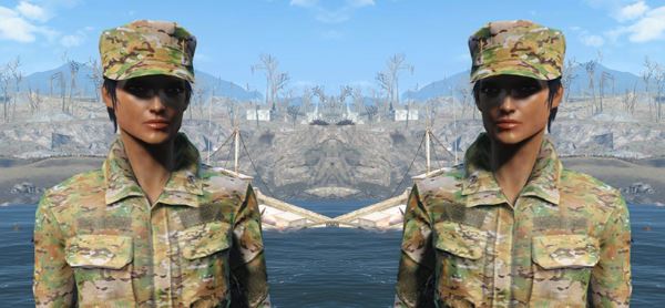 Замена текстур военной формы и шляпы Маккриди для Fallout 4