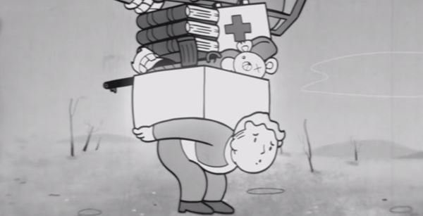 Weightless Junk / Мусор ничего не весит v 1.2 для Fallout 4