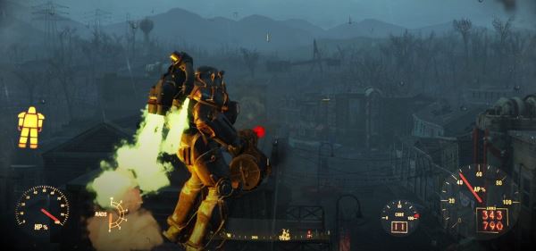 Настраиваемый расход силовой броней и реактивным ранцем v 2.2 Fixed для Fallout 4