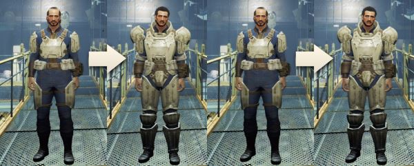 Craftable Armor Size / Крафт разных версий одной брони v 1.3.0 для Fallout 4