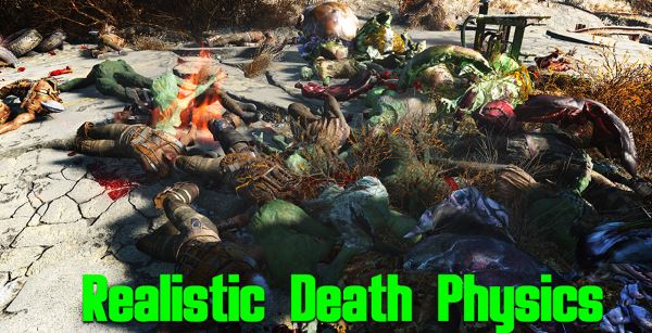 Реалистичная физика смерти v 0.1 для Fallout 4