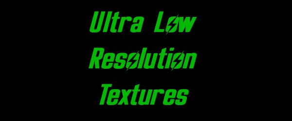 ULRT - Ultra Low Resolution Textures v 1.1.1 для Fallout 4