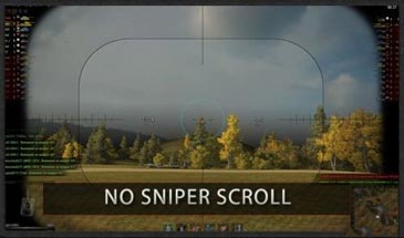 No sniper scroll - убираем выход с снайперского режима колесиком мыши для World of Tanks 0.9.16