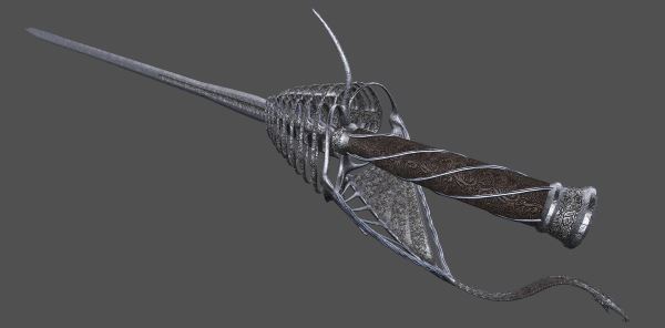 Adamantium Dragon Rapier v 0.9 для TES V: Skyrim