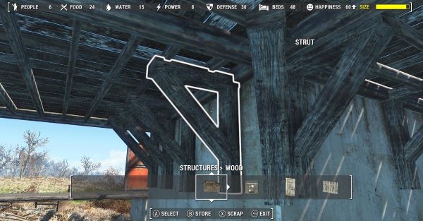 Craftable Floor Supports / Создаваемые подпорки для Fallout 4