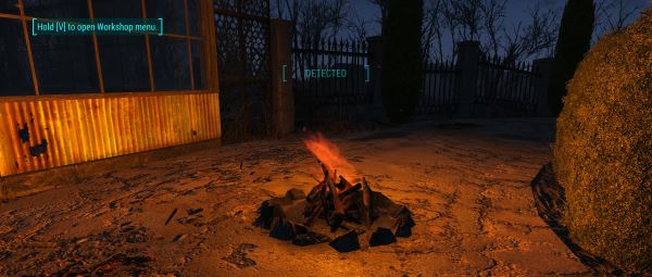 Buildable Burning Campfires / Создаваемые горящие костры для Fallout 4